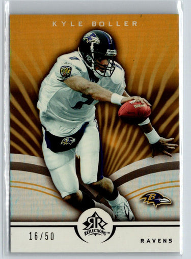 2005 Upper Deck Reflections #9 Kyle Boller Gold #/50 X05