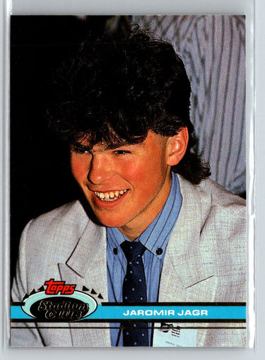 1991-92 Stadium Club #343 Jaromir Jagr X06