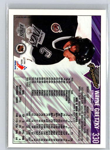 1993-94 Topps Premier #330 Wayne Gretzky X06