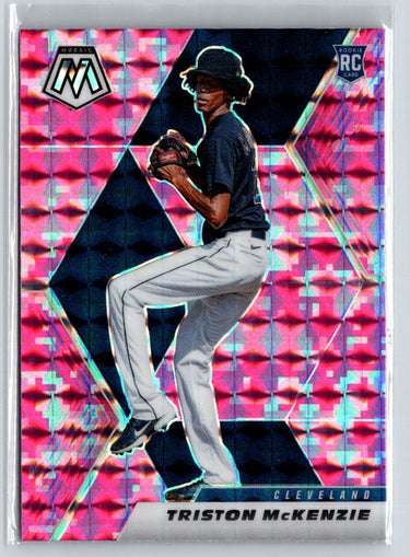 2021 Panini Mosaic #276 Triston McKenzie Pink Camo X06