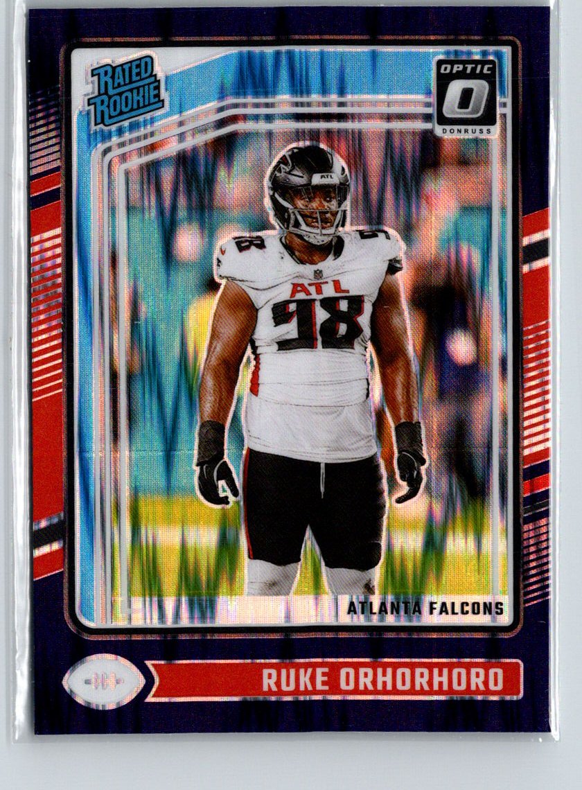 2024 Donruss Optic #287 Ruke Orhorhoro Purple Shock X07