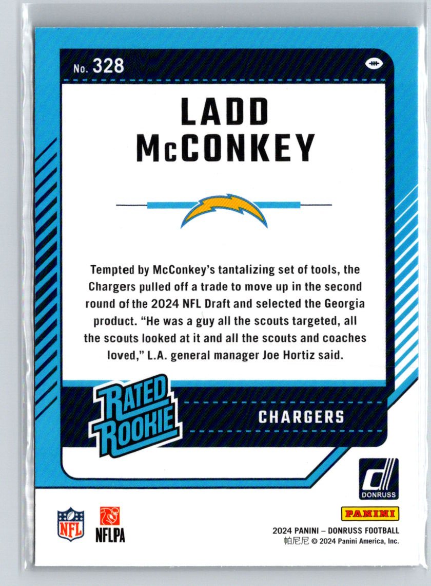 2024 Donruss #328 Ladd McConkey X07