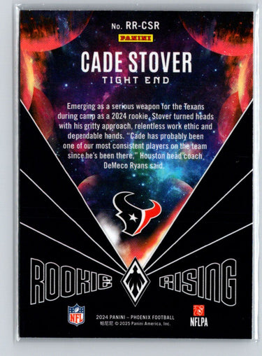 2024 Panini Phoenix #RR-CSR Cade Stover Rookie Rising X08