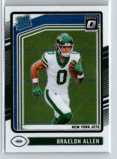 2024 Donruss Optic #211 Braelon Allen Holo X08