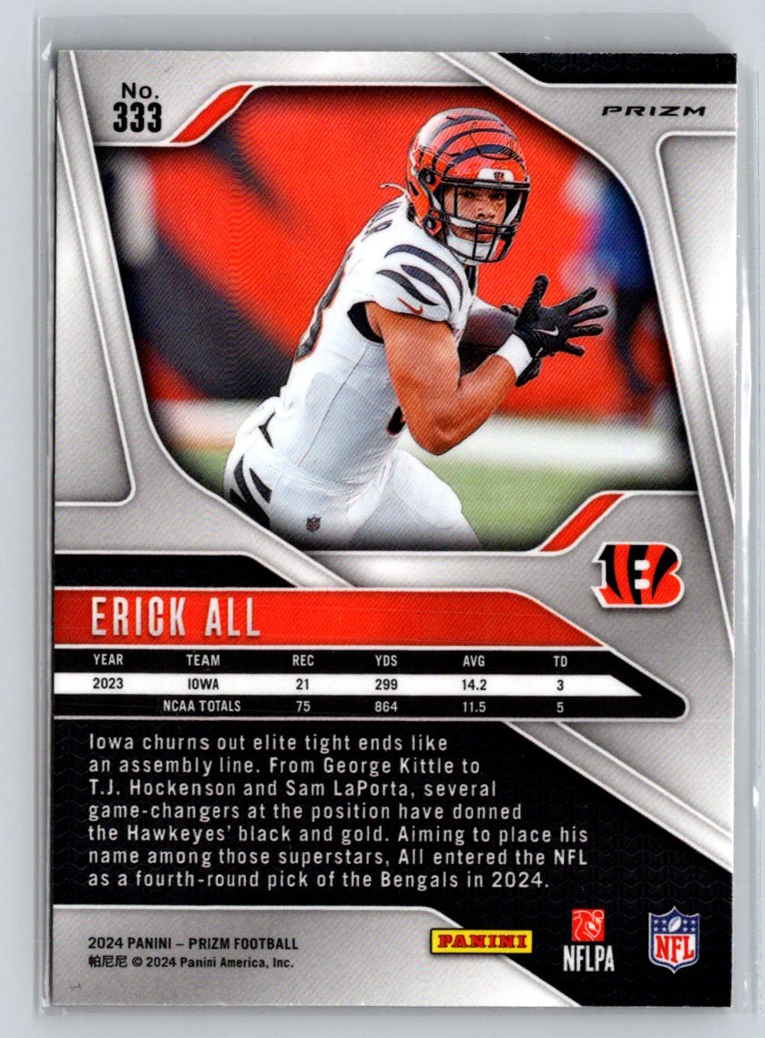 2024 Panini Prizm #333 Erick All Lazer X08