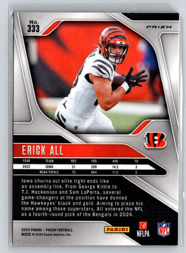 2024 Panini Prizm #333 Erick All Lazer X08