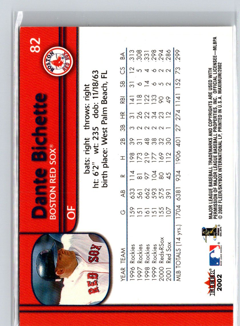 2002 Fleer Maximum #82 Dante Bichette To the Max #/340 X21