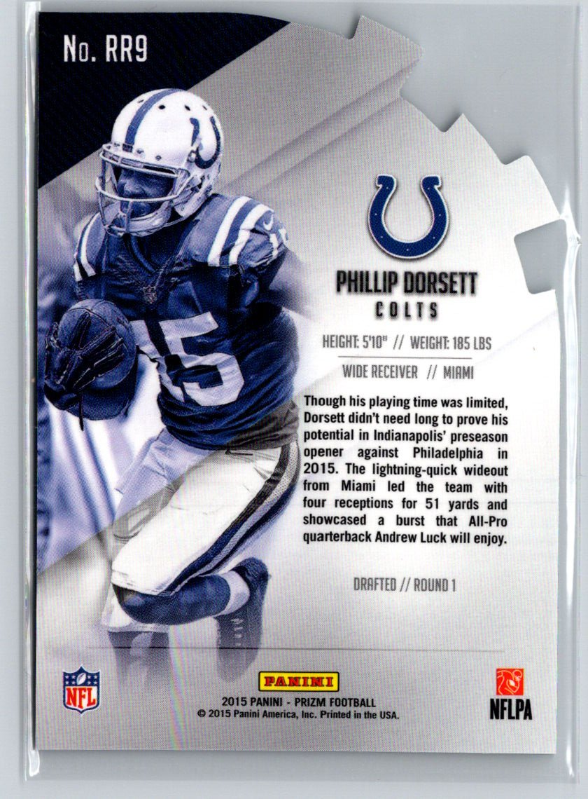 2015 Panini Prizm #RR9 Phillip Dorsett Rookie Revolution X23