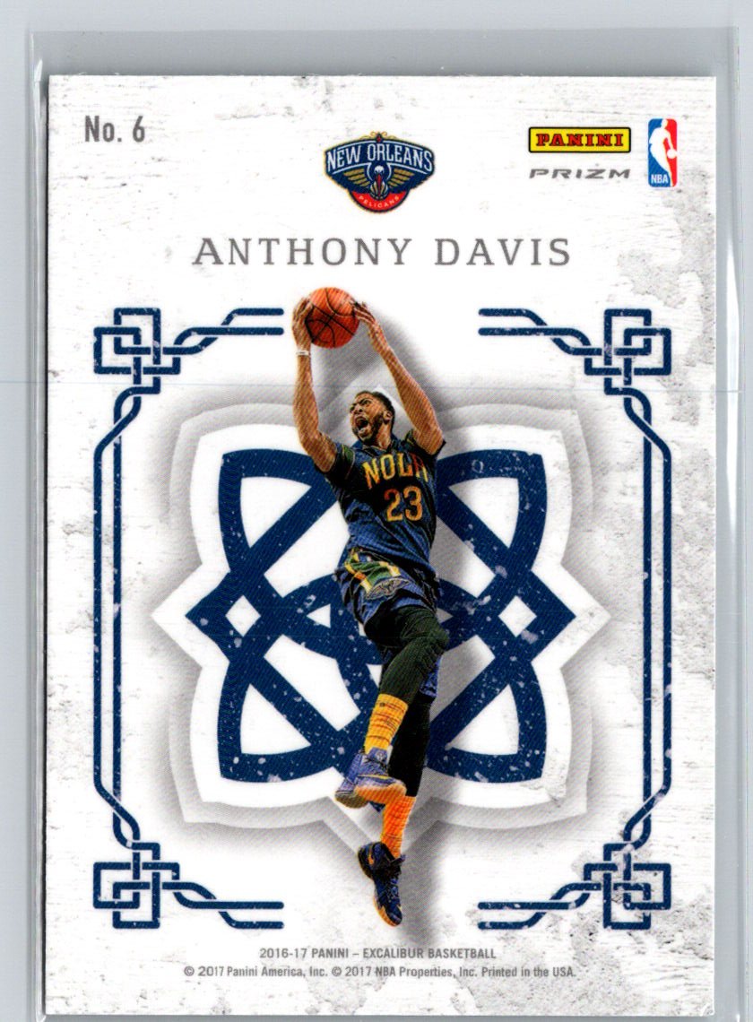 2016-17 Panini Excalibur #6 Anthony Davis Crusade Silver X24