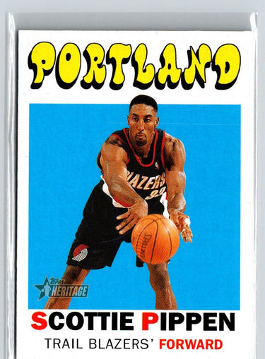 2000-01 Topps Heritage #93 Scottie Pippen X24