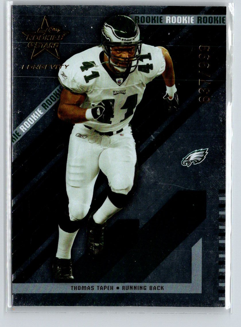 2004 Leaf Rookies & Stars Longevity #179 Thomas Tapeh #/999 X23