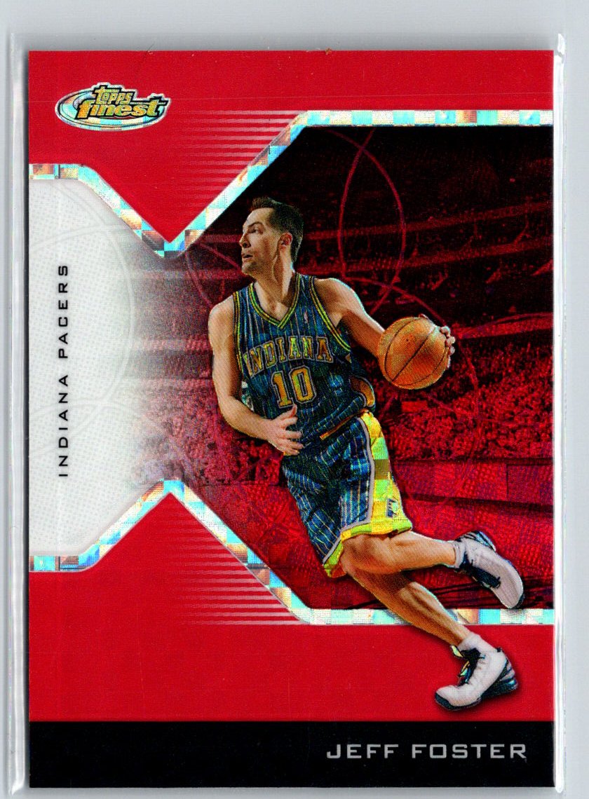 2004-05 Finest #91 Jeff Foster X-Fractors Red #/99 X24