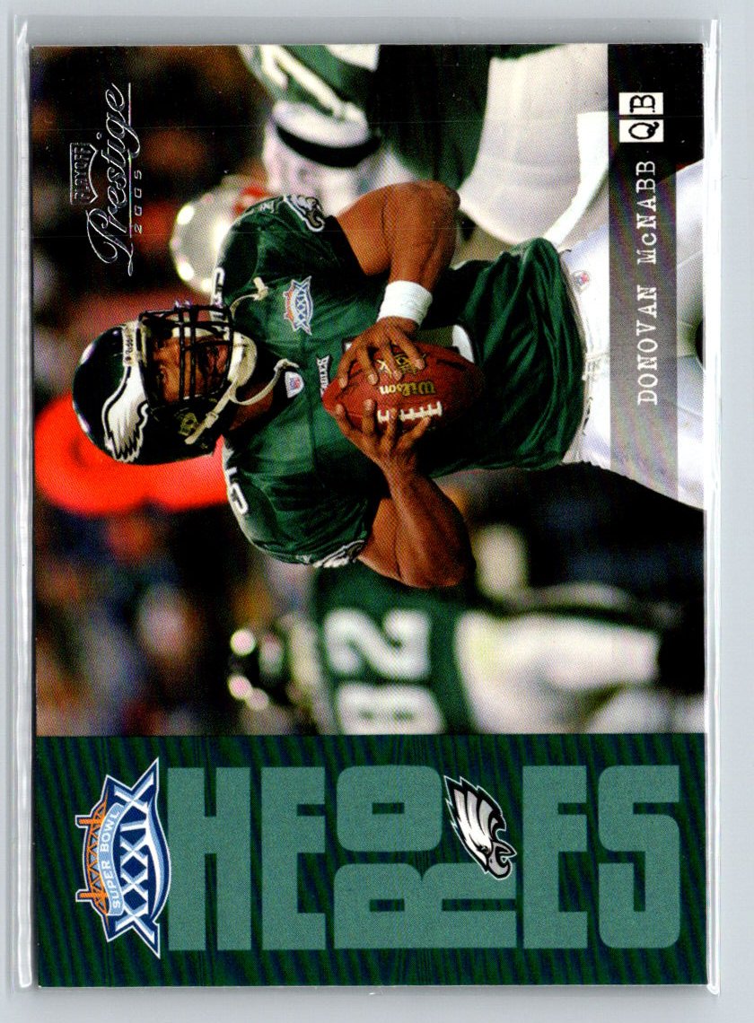 2005 Playoff Prestige #SH-9 Donovan McNabb Super Bowl Heroes X23