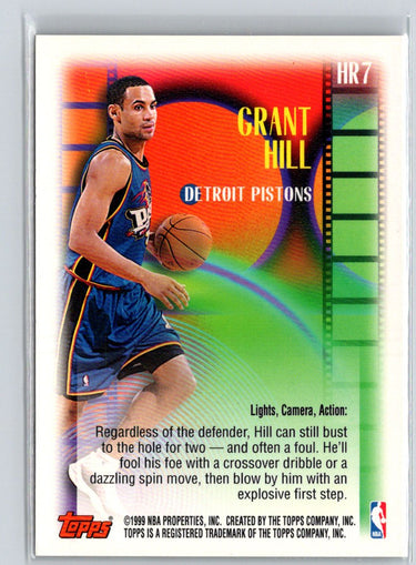 1999-00 Topps #HR7 Grant Hill Highlight Reels X25