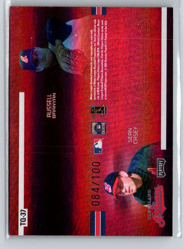 2005 Playoff Absolute Memorabilia Indians  Team Quads /100 X25