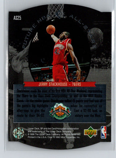 1995-96 SP #AS25 Jerry Stackhouse All-Stars X25