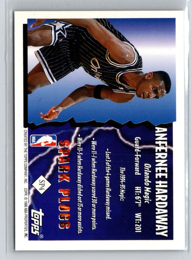 1995-96 Topps #SP4 Anfernee Hardaway Spark Plugs X25