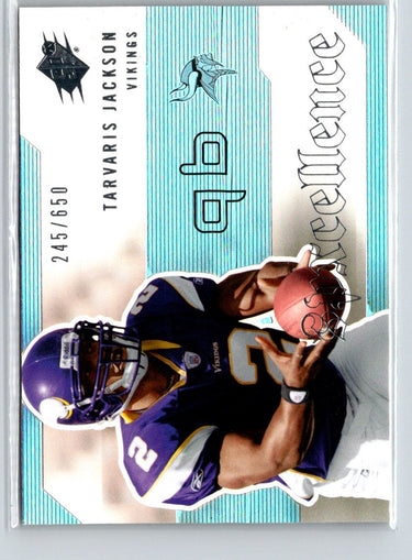 2006 SPx #SP-JA Tarvaris Jackson SPxcellence #/650 X26