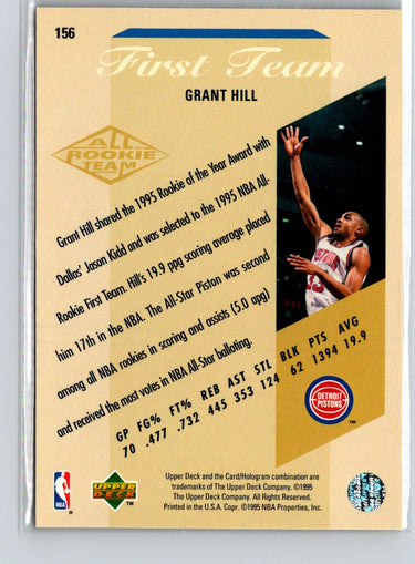 1995-96 Upper Deck #156 Grant Hill Electric Court Gold X26