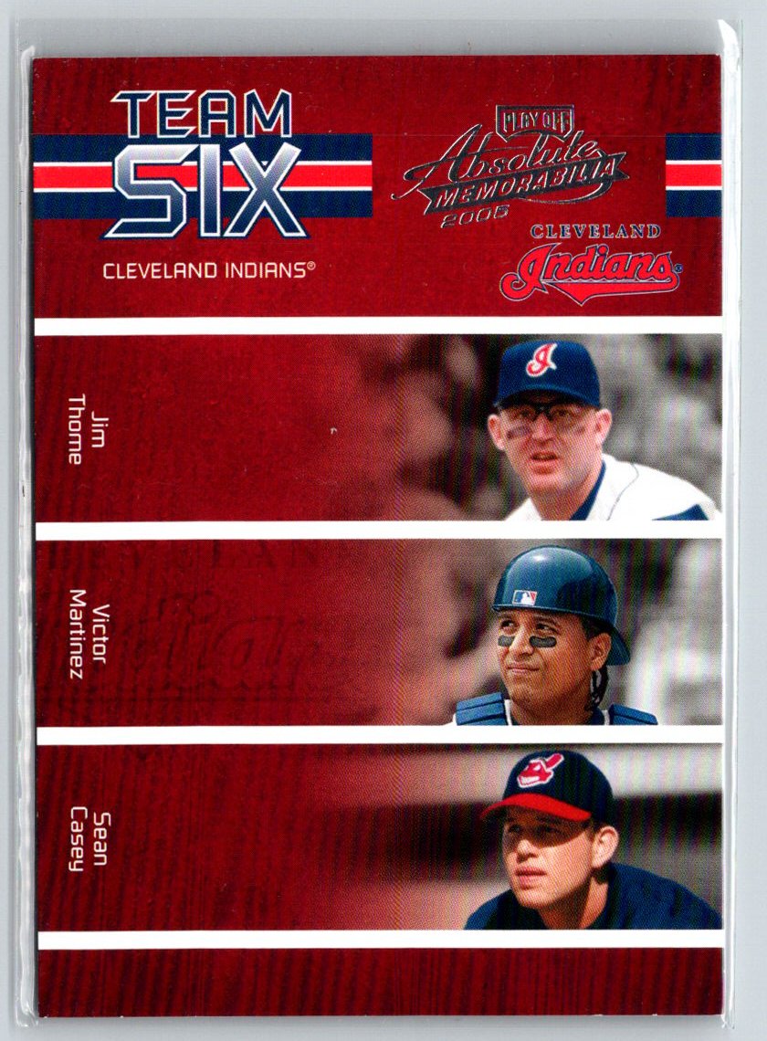 2005 Playoff Absolute Memorabilia #TS-38 Jim Thome Team Six X26