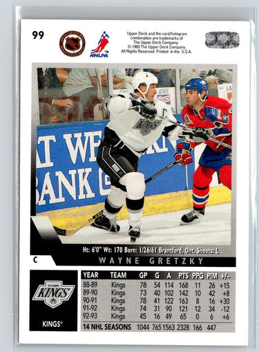 1993-94 Upper Deck #99 Wayne Gretzky X27