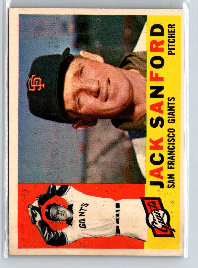 1960 Topps #165 Jack Sanford X28