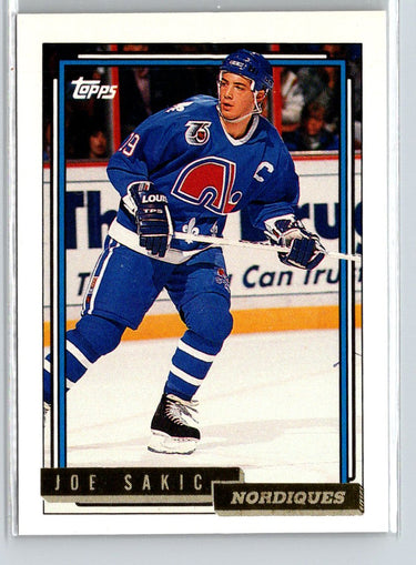 1992-93 Topps #495 Joe Sakic Gold X29