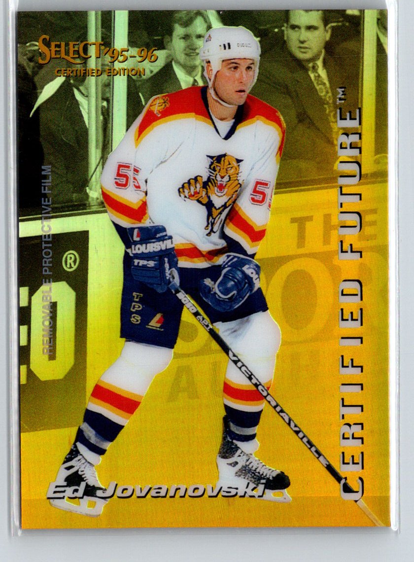 1995-96 Select Certified #10 Ed Jovanovski Certified Future X29