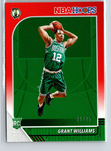 2019-20 Hoops #218 Grant Williams Red #/75 X29