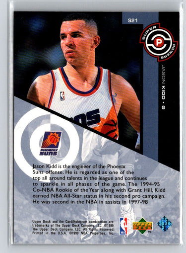 1998-99 Upper Deck #S21 Jason Kidd Super Powers X29