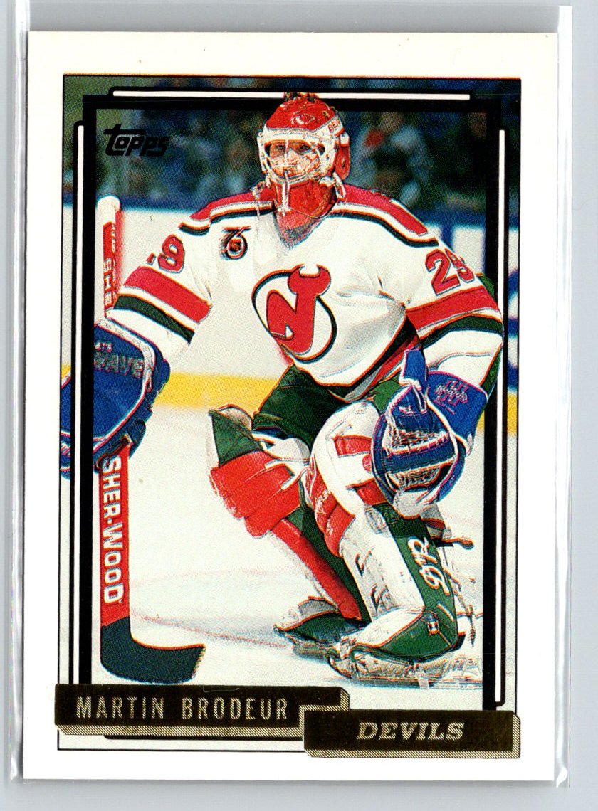 1992-93 Topps #513 Martin Brodeur Gold X32