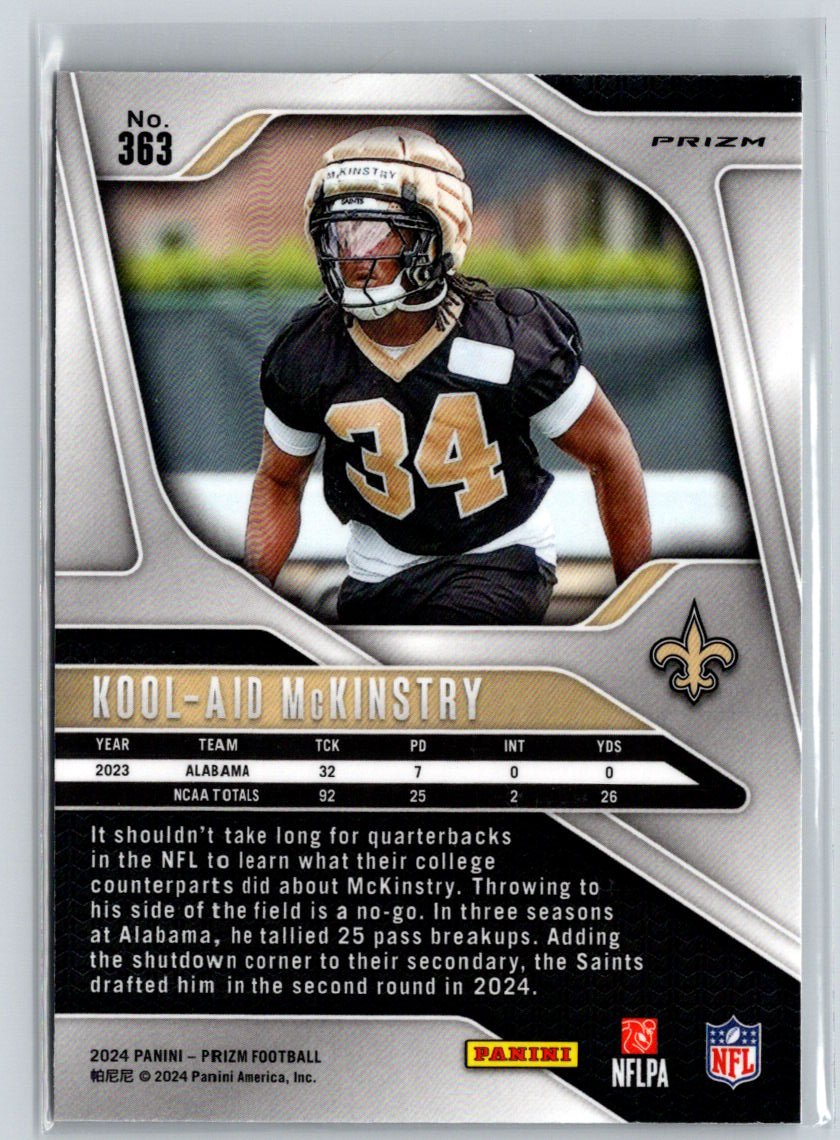 2024 Panini Prizm #363 Kool-Aid McKinstry Silver X33