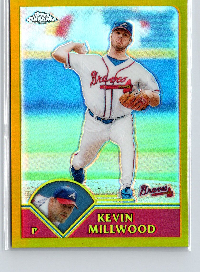 2003 Topps Chrome #40 Kevin Millwood Gold Refractors #/449 X33