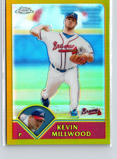 2003 Topps Chrome #40 Kevin Millwood Gold Refractors #/449 X33