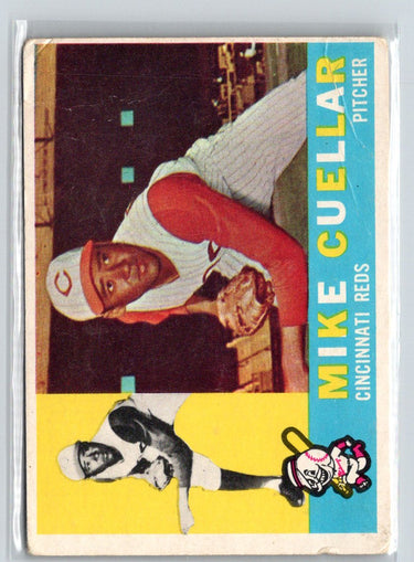 1960 Topps #398b Mike Cuellar : Gray back X34