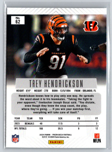 2024 Panini Prizm Deca #62 Trey Hendrickson X35