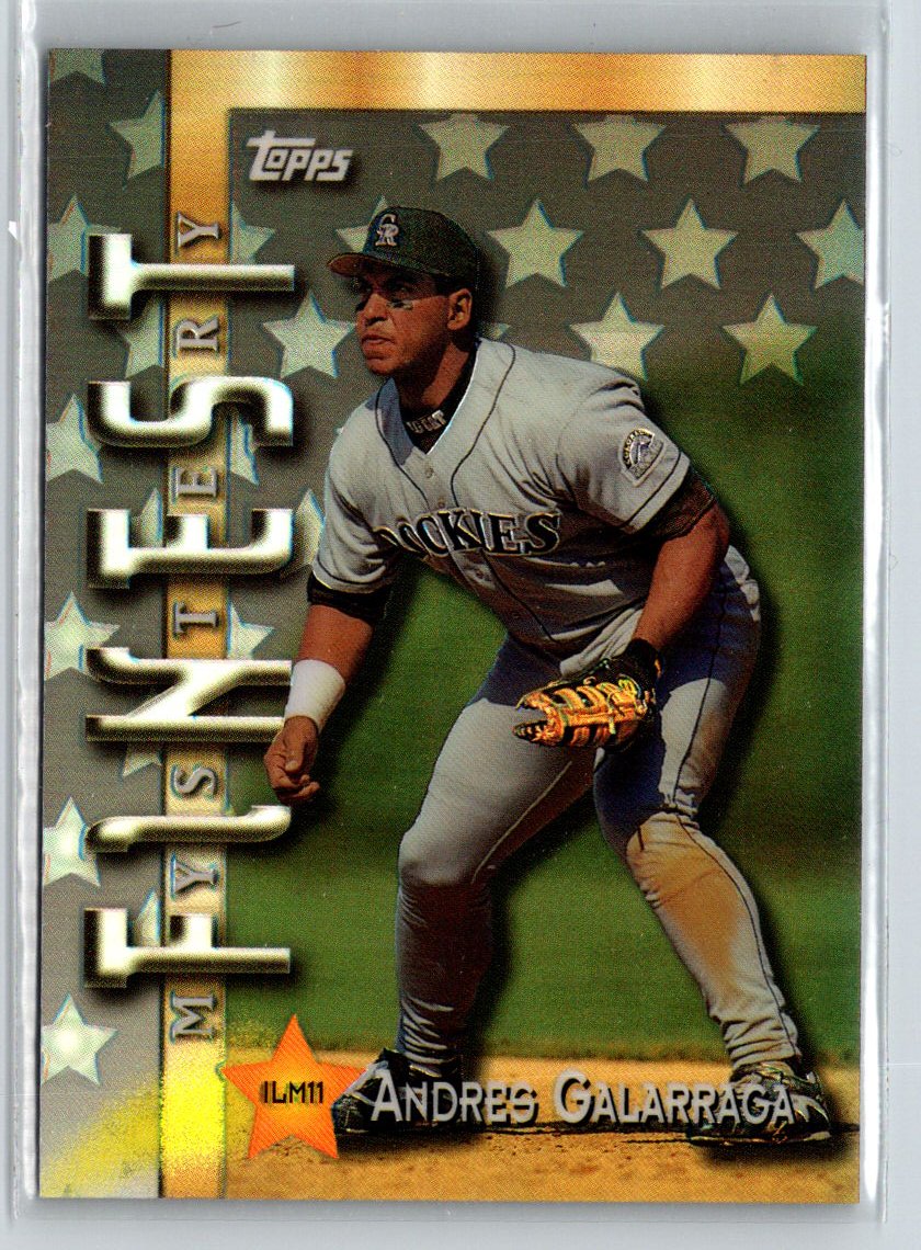 1998 Topps #ILM11 Andres Galarraga Mystery Finest X35