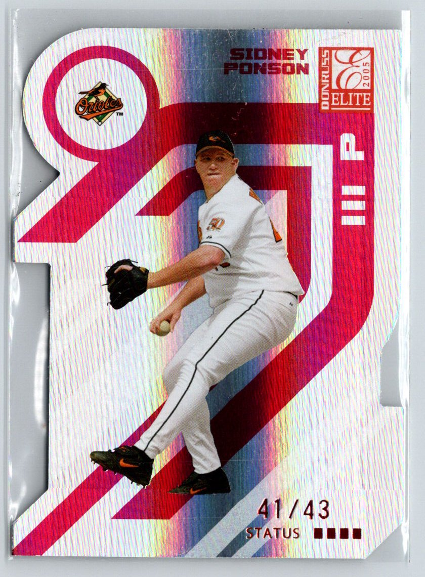 2005 Donruss Elite #23 Sidney Ponson Status #/43 X36