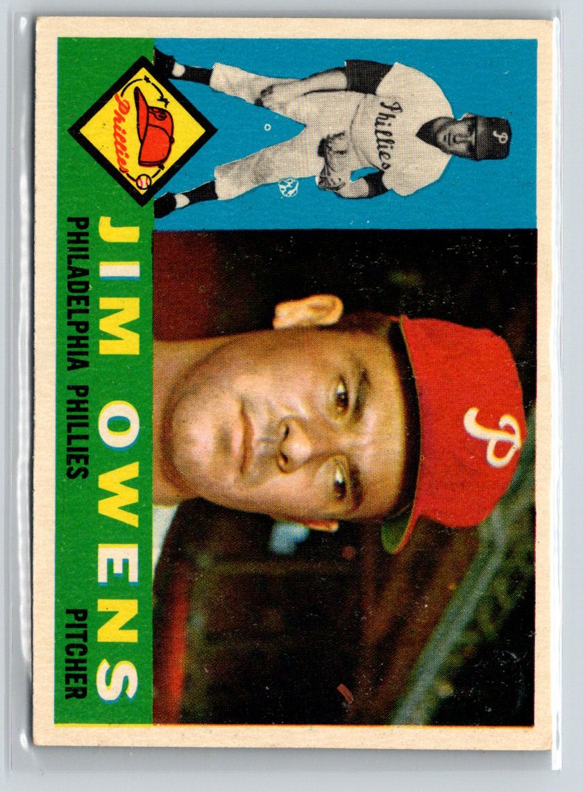 1960 Topps #185 Jim Owens X37