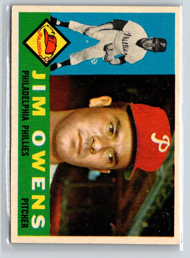 1960 Topps #185 Jim Owens X37
