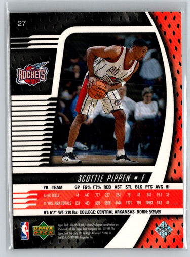 1998-99 Upper Deck Ionix #27 Scottie Pippen X37