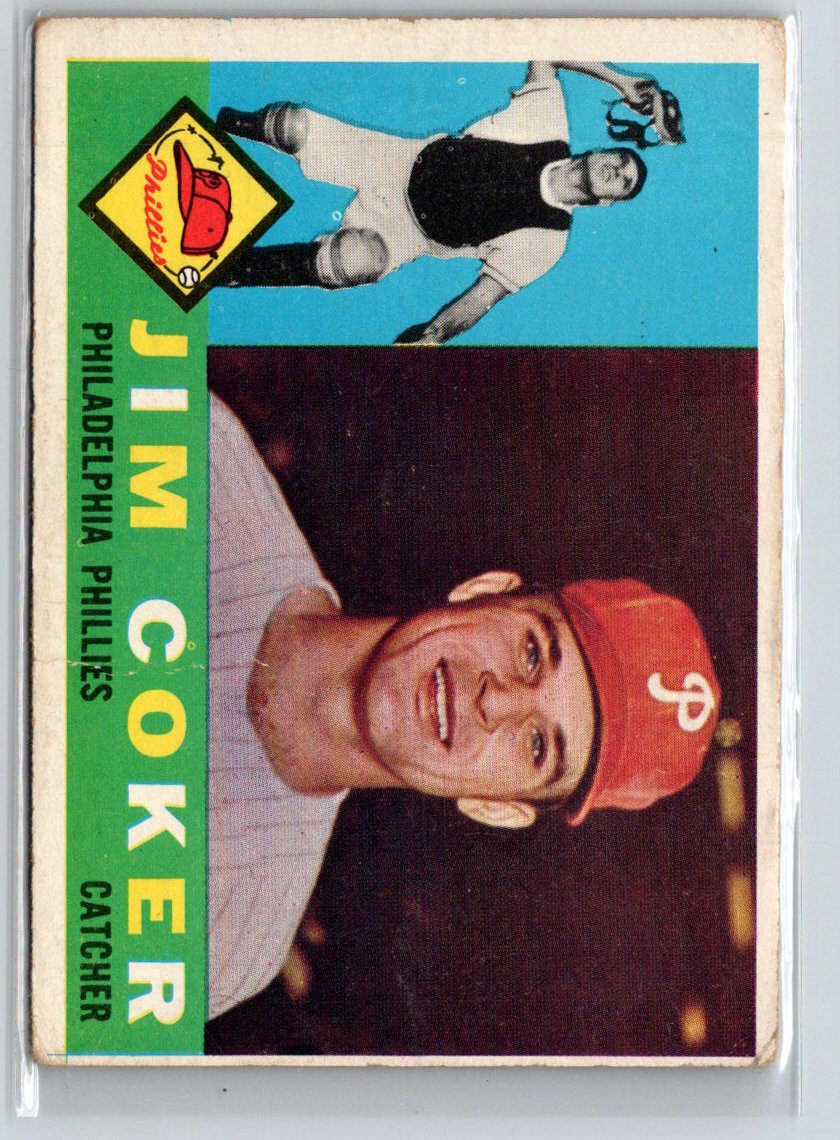 1960 Topps #438b Jim Coker : Gray back X38