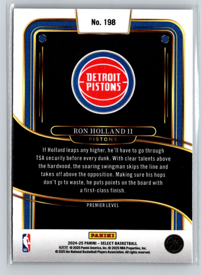 2024-25 Panini Select #198 Ron Holland II Blue (Retail) X40