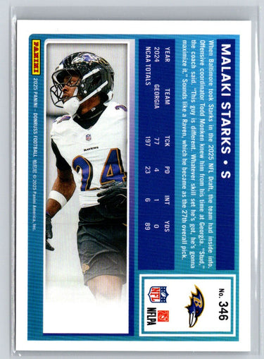 2025 Donruss #346 Malaki Starks X40
