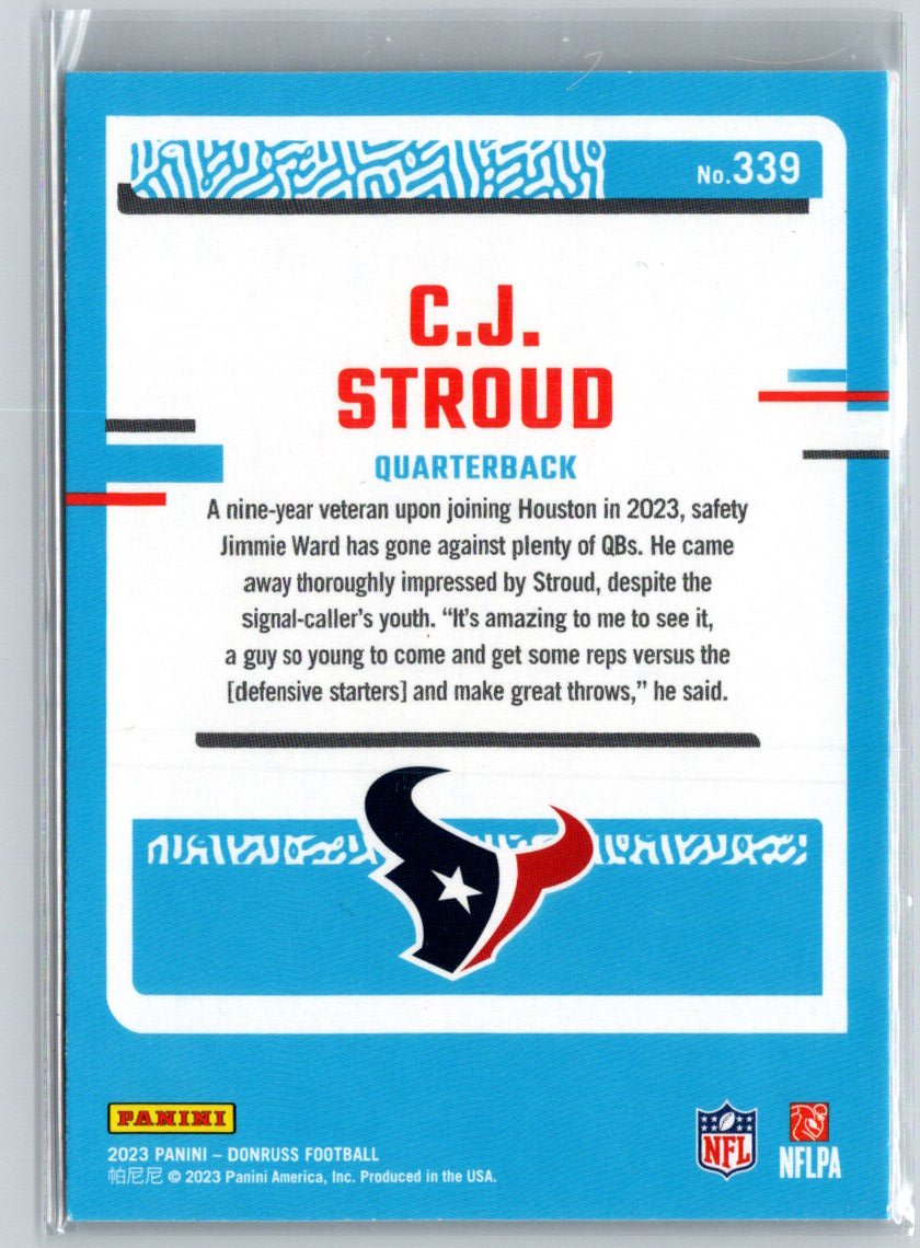 2023 Donruss #339 C.J. Stroud X40