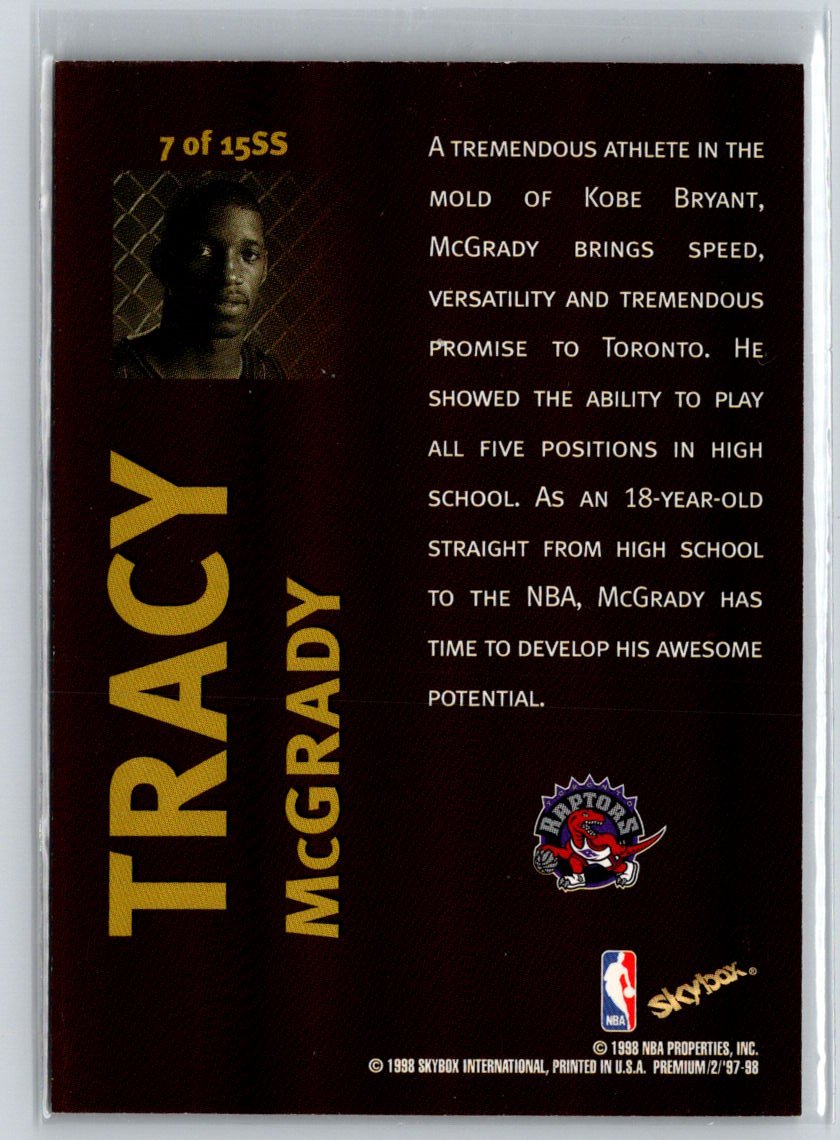 1997-98 SkyBox Premium #7 SS Tracy McGrady Star Search X41