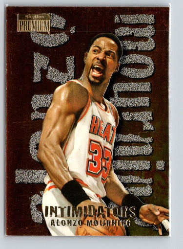 1996-97 SkyBox Premium #12 Alonzo Mourning Intimidators X42