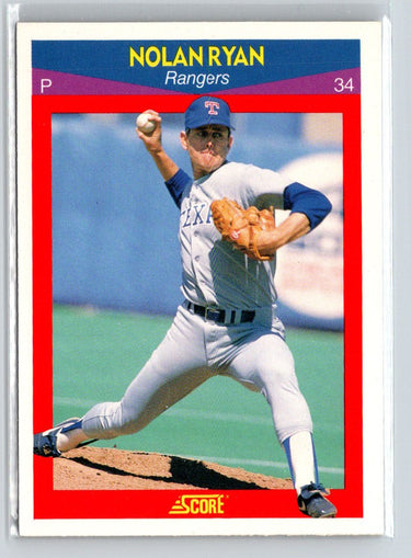 1990 Score 100 Superstars #44 Nolan Ryan X43