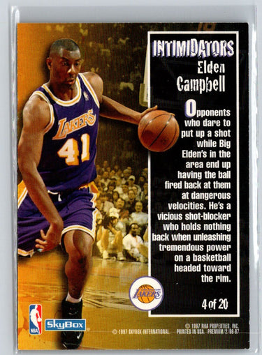 1996-97 SkyBox Premium #4 Elden Campbell Intimidators X43