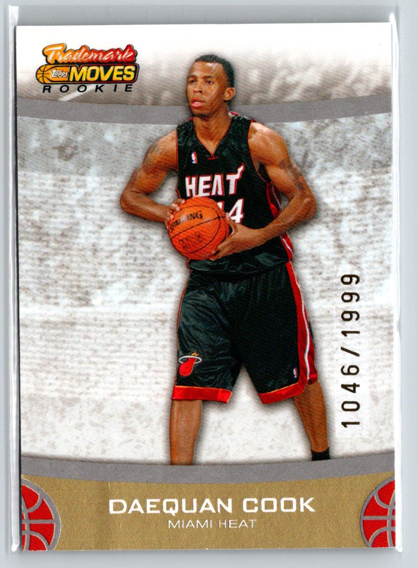 2007-08 Topps Trademark Moves #78 Daequan Cook #/1999 X44